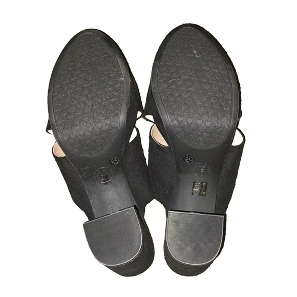 Chinese Laundry Black Chunky High Heels Size 8.5 SB6#8 - Picture 7 of 7